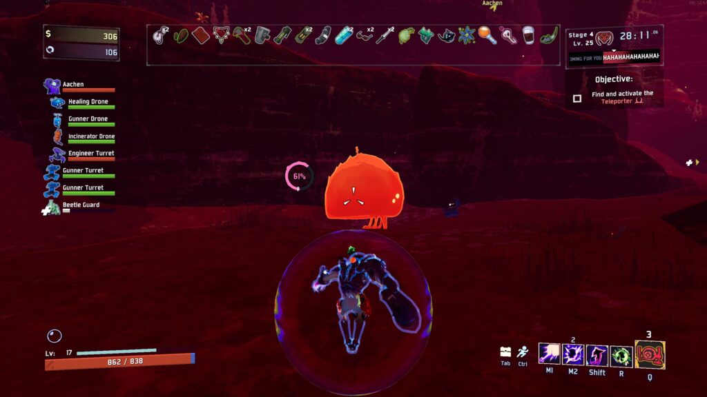 A cute little gup slime guy hoppin around.